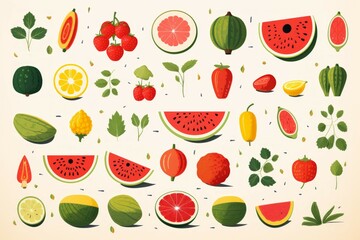 Summer fruits - Generative AI