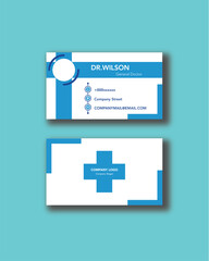 Obraz premium Medical Business Card Template