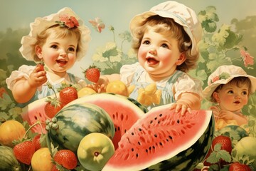 Summer fruits - Generative AI