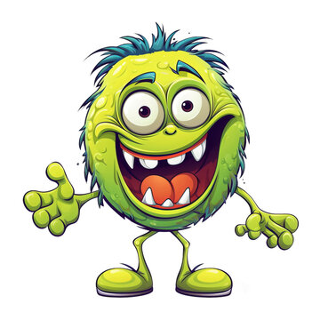 funny green monster
