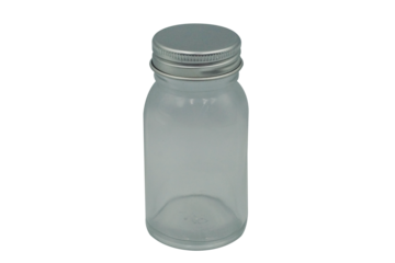 frasco transparente sin fondo