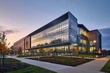 Obraz premium Contemporary Exterior Building