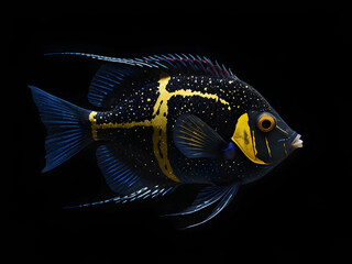 Beautiful Angel Fish HD Quality Realistic AI Image