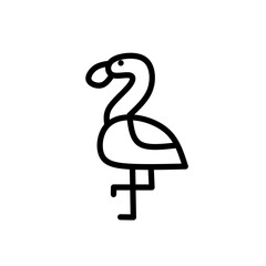 Set of thin line animals Icons. Vector illustration