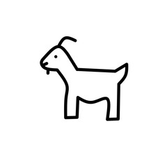 Set of thin line animals Icons. Vector illustration