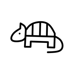 Set of thin line animals Icons. Vector illustration