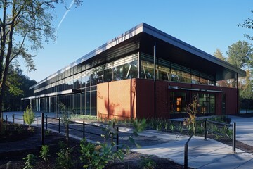 Obraz premium Contemporary Exterior Building