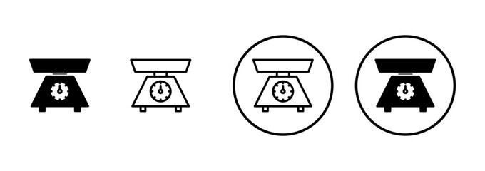 Scales icon vector isolated on white background. Law scale icon. Scales vector icon. Justice