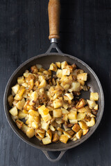rustic pan fried potatoes