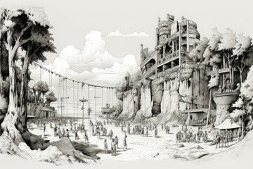Beach volleyball tournaments - Generative AI