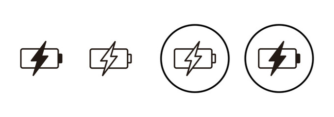 battery icon vector isolated on white background. Battery vector icon. battery charge level. battery charging icon