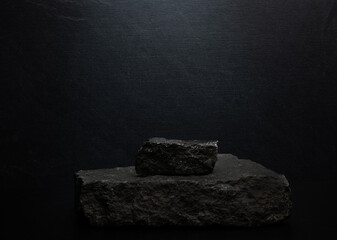 natural stones with texture for the podium