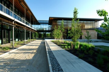 Obraz premium Contemporary Exterior Building