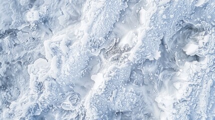 Obraz premium Winter snow seen from above providing a textured backdrop for design purposes