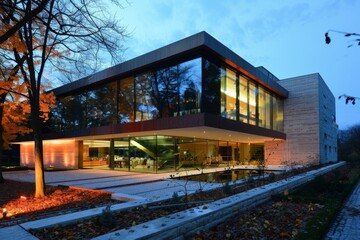 Obraz premium Contemporary Exterior Building