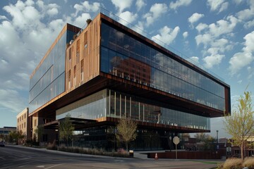 Obraz premium Contemporary Exterior Building