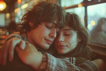 Obraz premium You exchange bittersweet goodbyes with loved ones, promising to stay in touch despite the distance.