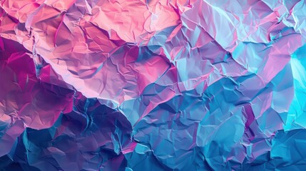 Exploring Harmony, A Minimalist Perspective on Vivid Blue and Pink Abstract Art