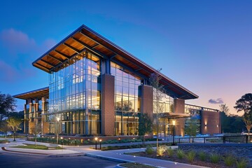 Obraz premium Contemporary Exterior Building