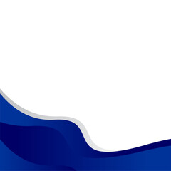 Blue background wave design
