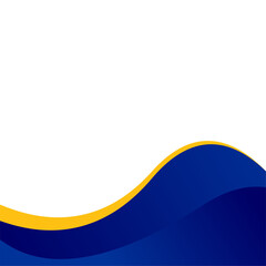 Blue background wave design