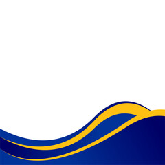 Blue background wave design