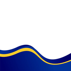 Blue background wave design