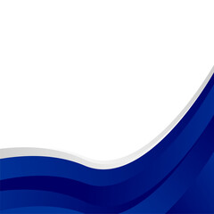 Blue background wave design