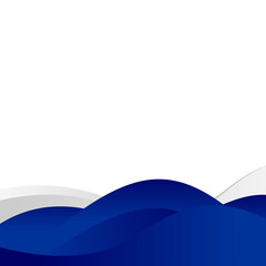 Blue background wave design