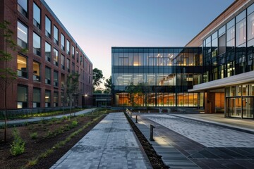 Obraz premium Contemporary Exterior Building