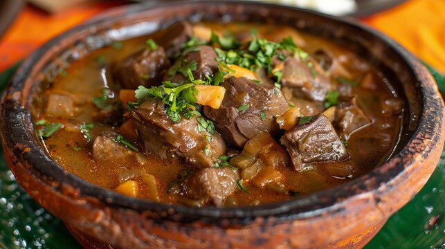 Boyacense stew is a traditional dish from the interior, cubios