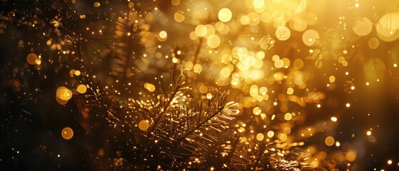 Obraz premium amazing nature inspiring wallpaper with golden light and blurred background