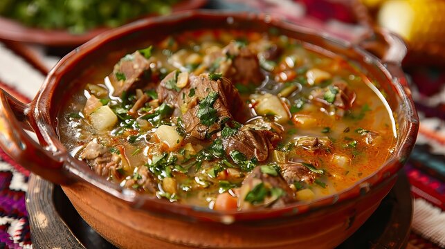 Boyacense stew is a traditional dish from the interior, cubios