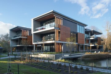 Obraz premium Contemporary Exterior Building