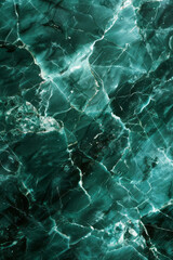 Obraz premium A green marble texture with a dark green top view.