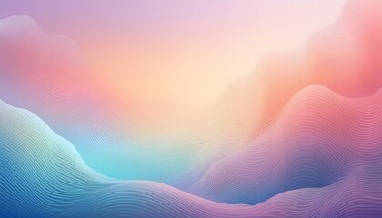 Colorful rainbow marble background banner - wide rainbow colored striped wiggly graduated banner
