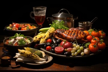 Summer backyard barbecues - Generative AI