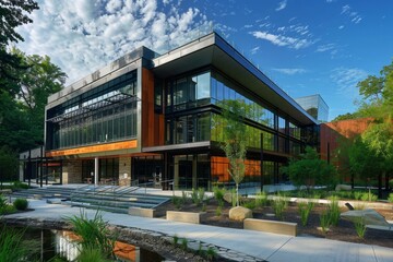 Contemporary Exterior Building