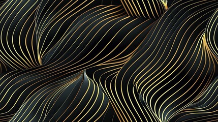 pattern seamless geometric line abstract gold luxury color vector with hexagons