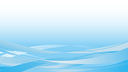 みずいろ（水色）涼し気背景イメージ2 Abstract Wave Series:Light blue (light blue) cool background image 2