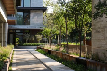 Fototapeta premium Contemporary Exterior Building