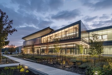 Obraz premium Contemporary Exterior Building