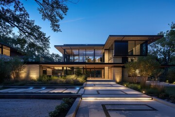 Obraz premium Contemporary Exterior Building