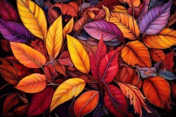 Fall foliage - Generative AI