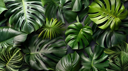 Obraz premium Botanical leaves painting Style