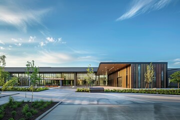 Obraz premium Contemporary Exterior Building