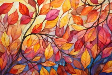 Fall foliage - Generative AI