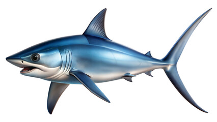 Obraz premium Thresher Shark Image Isolated on White Background 