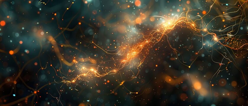 High-resolution image of brain neurons, depicting detailed neural activity and connectivity, symbolizing the intersection of medical technology and future advancements