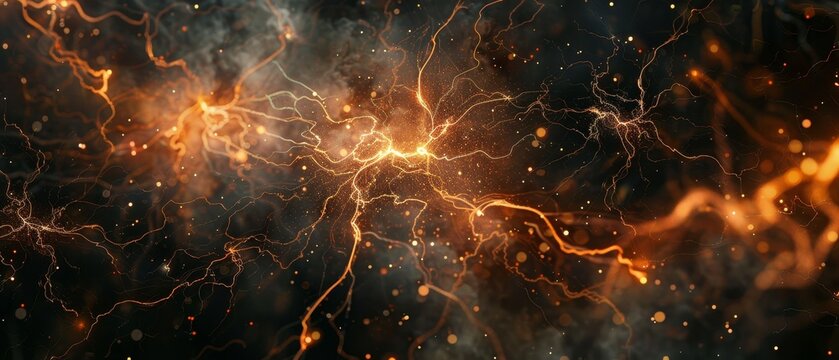 High-resolution image of brain neurons, depicting detailed neural activity and connectivity, symbolizing the intersection of medical technology and future advancements